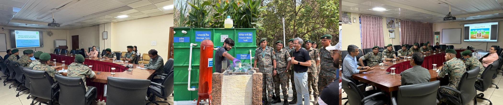 सीआरपीएफ 206 कोबरा यूनिट, भंडारा अधिकारी वैज्ञानिक ठोस कचरा प्रबंधन समाधान का पता लगाने के लिए सीएसआईआर–एनईईआरआई का दौरा Image