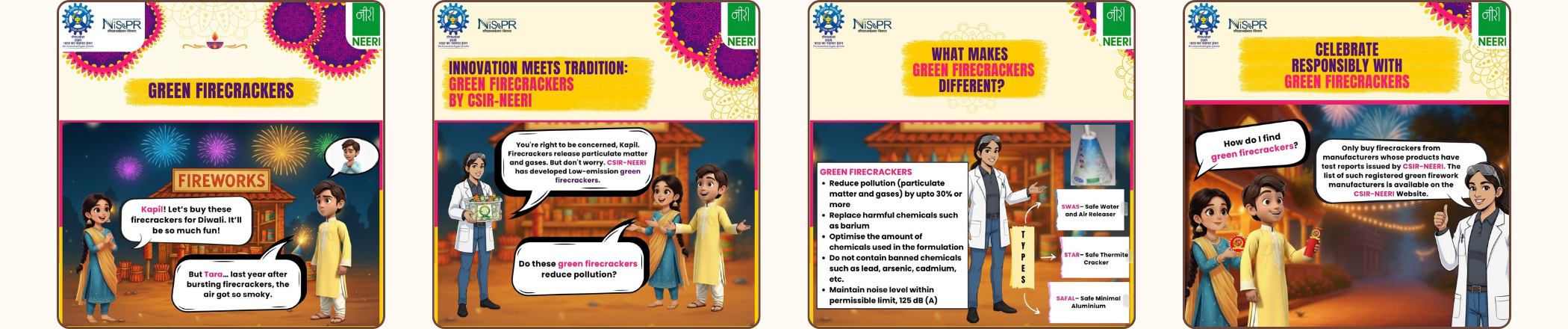 Celebrate Diwali Responsibly With Green Firecrackers Image