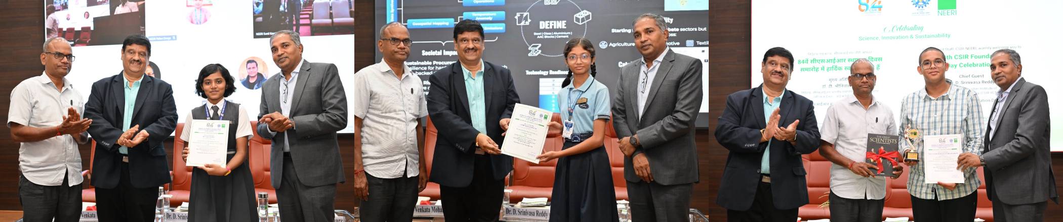 Student Research & Innovation Expo 2025 under JIGYASA at CSIR-NEERI on 7 Oct 2025 Honours Young Innovators with Certificates of Recognition Image