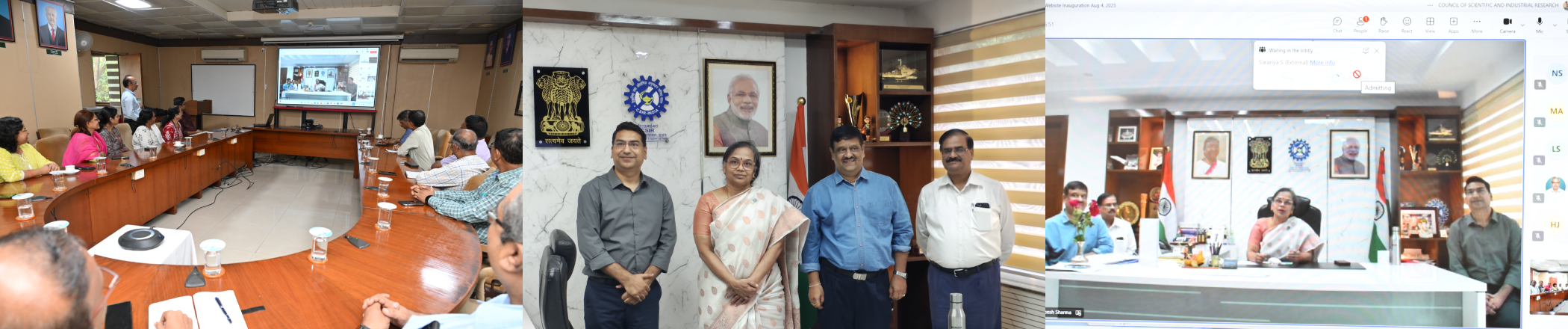 Inauguration of CSIR-NEERI new website on 4th August 2025 Image