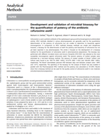 Development and validation of microbial bioassay for the quantification of potency of the?antibioticcefuroxime axetil Image