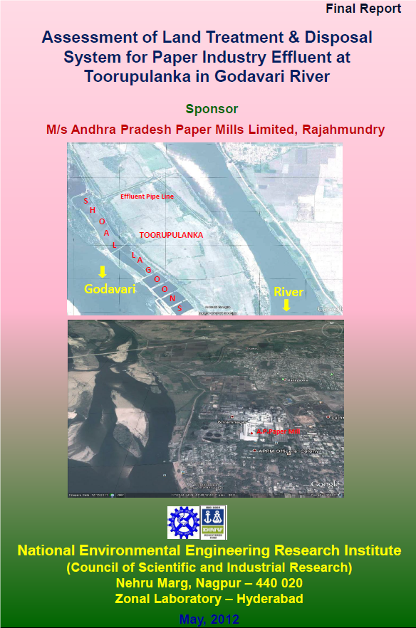 Rapid Assessment of Land Treatment System at Toorupu Lanka, A.P. Paper Mill, Rajahmundry Image