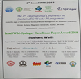 IconSWM- Springer Excellence Paper Award 2018 Image