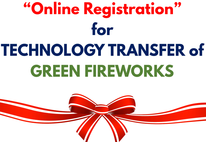 Online Registration for Technology Transfer of Green Fireworks Image