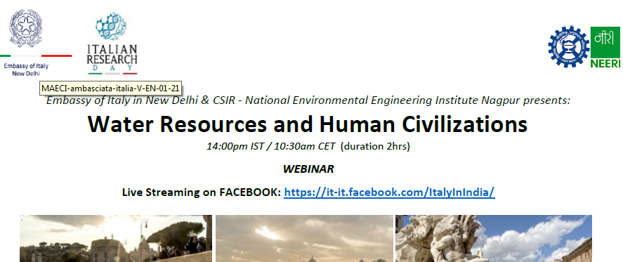 Webinar: Water Resources and Human Civilizations Image