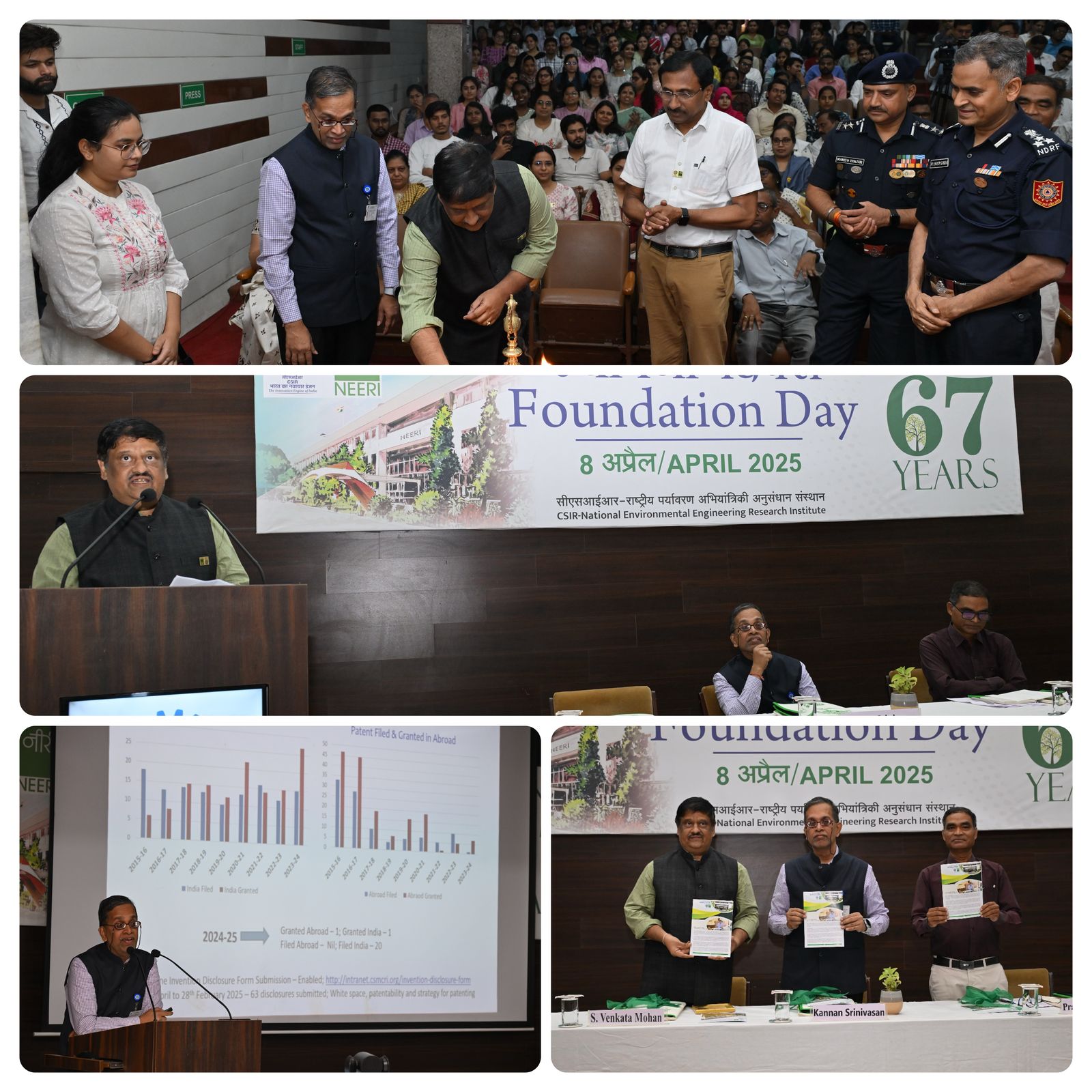 CSIR-NEERI celebrated its 67th Foundation Day on April 8, 2025 Image