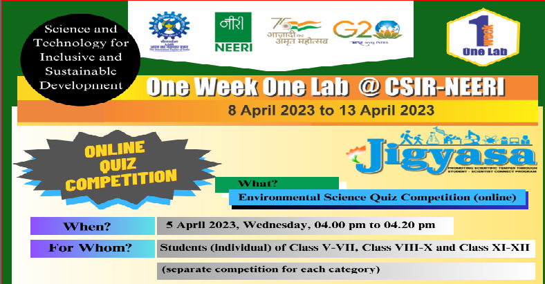 Results of Science Quiz competitions held on 5th April 2023 under ONE LAB ONE Week Program 11-12 Class Image