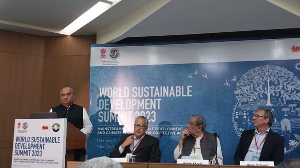 The thematic track titled Transition towards Circular Economy in the Plastic Sector in World Sustainable Development Summit (WSDS) 2023 Image